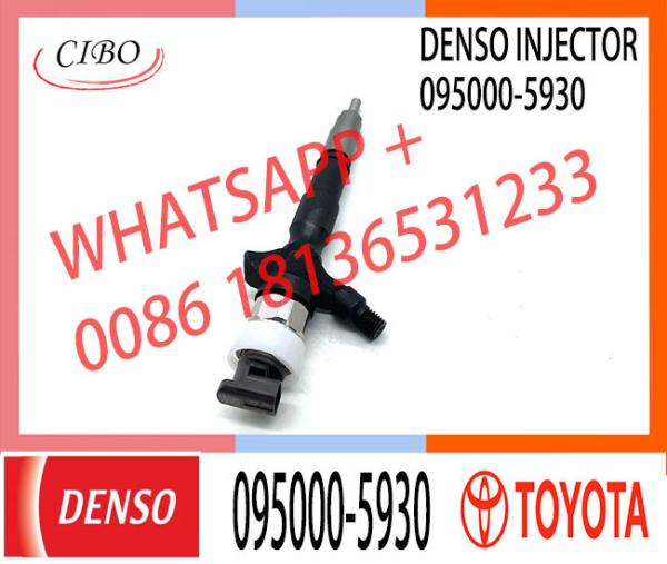 common rail injector 095000-5930 for toyota truck diesel pump injector 23670