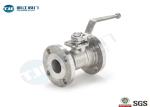 Carbon Steel Mounting Pad Reduced Port Ball Valve With Flange Ends Class 150