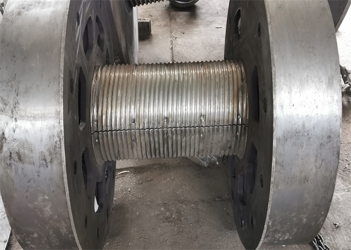 Smooth Winch Drum Wrapped Steel Lebus Sleeve Secure With Bolted Or Welded Connection