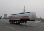 Custom Bogie Suspension Semi Tanker Trailer 28T Loading Capacity For Oil