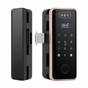 Buy cheap Glass Face Recognition Door Lock Fingerprint Password Tuya Wifi Lock For Office from wholesalers