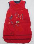 Velour With Padding Baby Padded Sleeping Bag Winter Warm Sleeveless