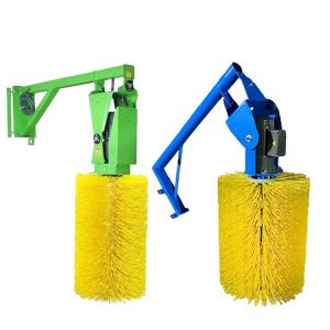 Wholesale Nylon Bristles Cow Massage Brush Vertical Automatic Rotating Induction Livestock Cow Cleaning Brush from china suppliers