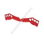 CNC 6063 Aluminum Parts Processing Custom Sports Equipment Parts Red Oxidation