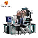 Safety 9d Vr Cinema 2 Seats Vr Roller Coaster Simulator Chair 360 Motion Ride