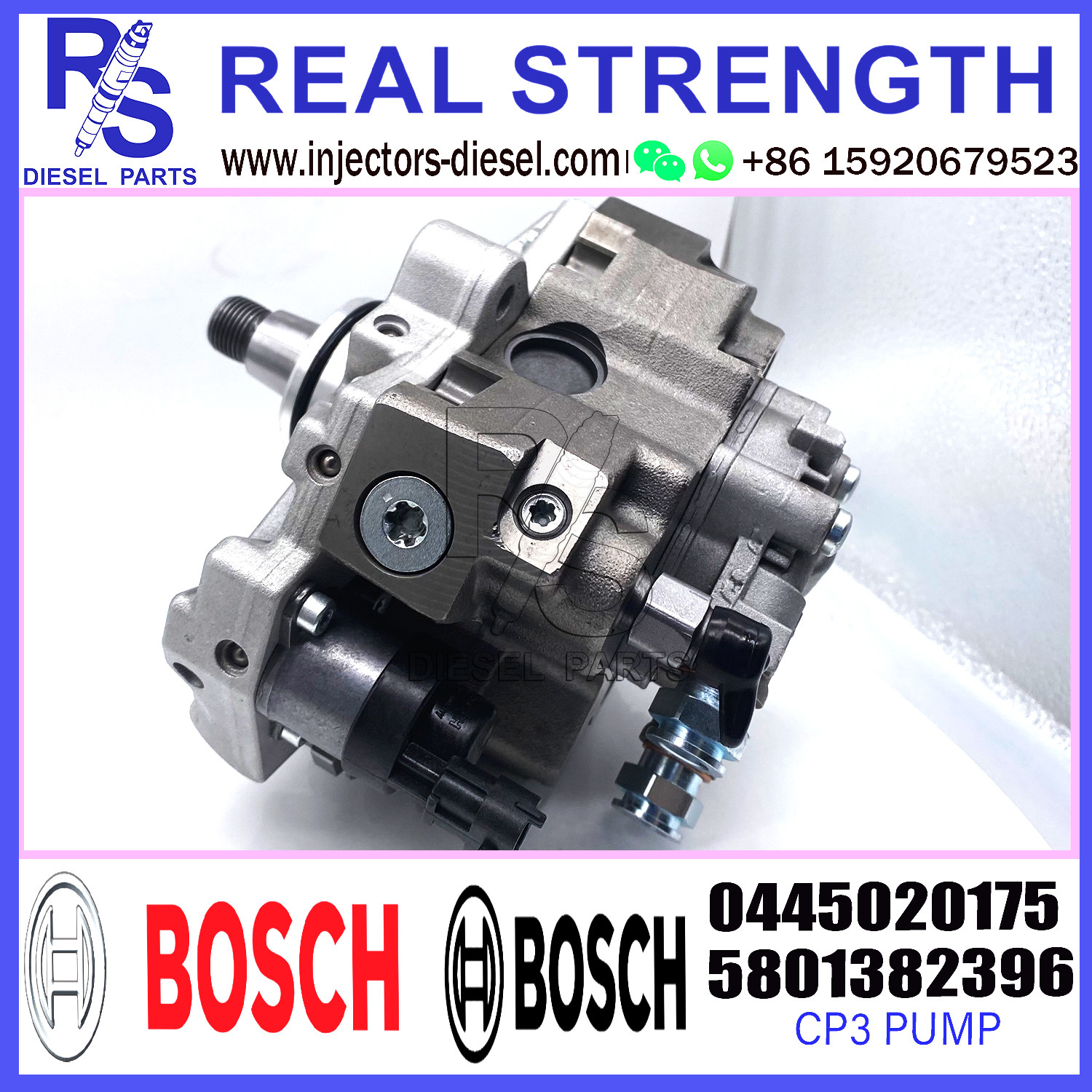 0445020175 Bosch Injection Pump (CR/CP3S3/L110/30-789S) (CP) 5801382396 for , Heuliez, Irisbus, Iveco,