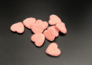 Wholesale Cute Heart Pattern Coloured Felt Balls For Home Decor Room Ornaments from china suppliers