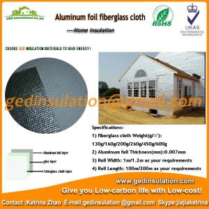 Wholesale Aluminum foil fiberglass cloth for wall covering from china suppliers