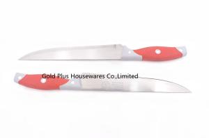 Wholesale Tableknife kithen supplier stainless steel butcher knife manufacturer forging knife with different colors from china suppliers