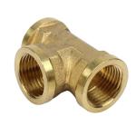 99% Copper Pipe Equal Tee Female NPT 3000# C70600 Brass Casting Pipe Brass
