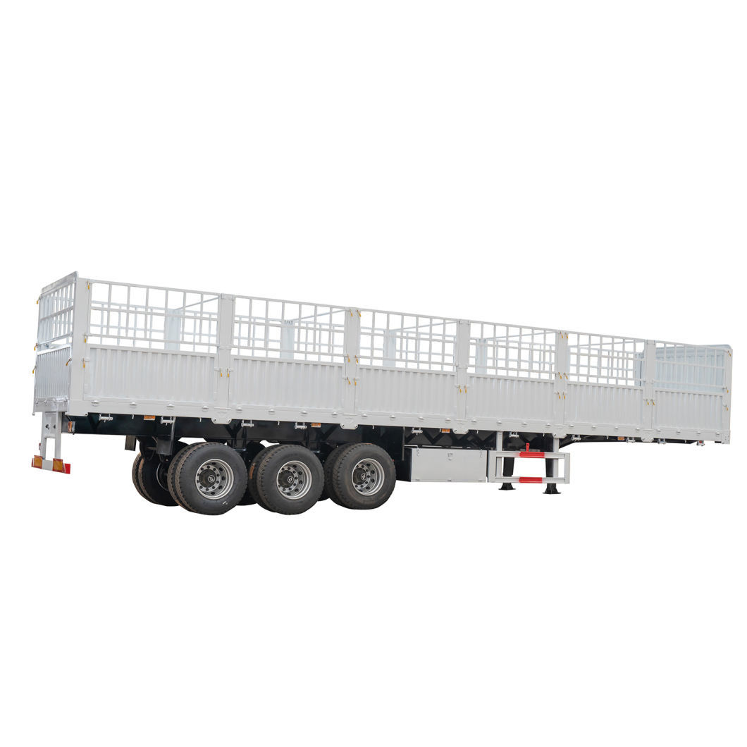 12/16 Tire Number 2/3/4 Axles Warehouse Sidewall Semi Trailer With Jost E100 Landing Gear