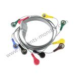 Edan SE-2003 SE-2012 ECG Cable 10 Leads 16 Hole PN 01.57.471225