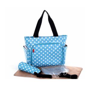 Wholesale Imprinted Tote Custom Diaper Bags Mummy Bags With Outside Compartment from china suppliers