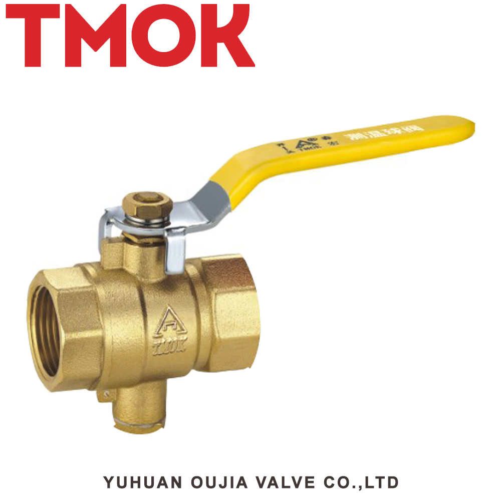 Brass filter ball valve inner wire long handle multifunctional source factory direct sales