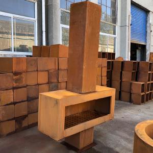 Wholesale 40CM Corten Steel Low Smoke Fire Pit ISO 48 Inch Wood Burning Fire Pit from china suppliers