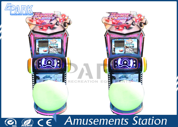 275W Racing Game Machine 1 Player With Dynamic Steering Wheel Seat