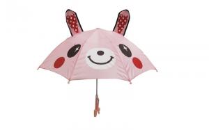 Wholesale 18 Inches 3D Design Animal Kids Compact Umbrella Pink 10mm Metal Shaft Frame from china suppliers