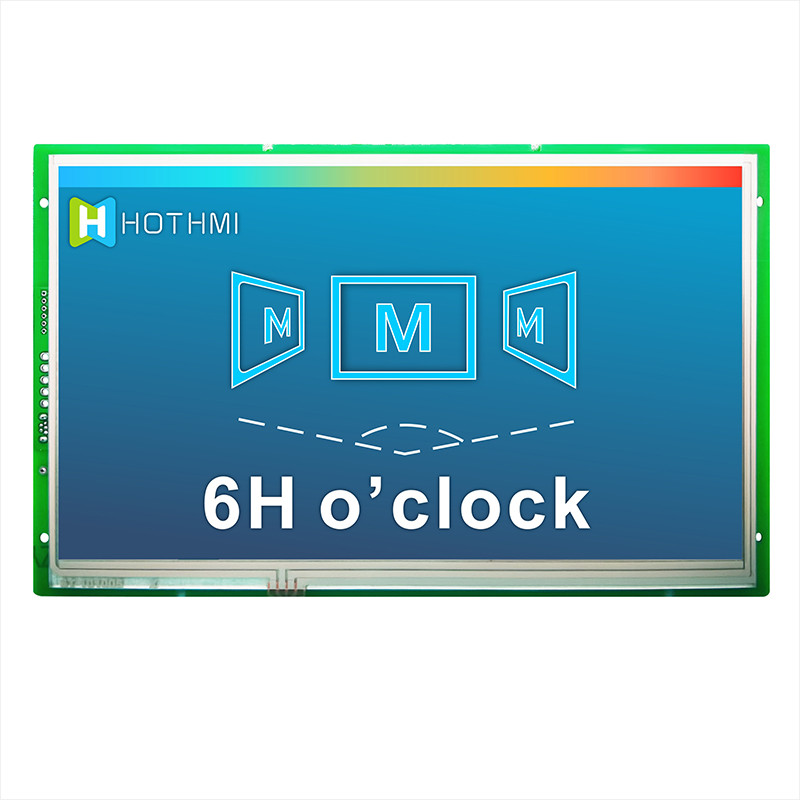 10.1 Inch Intelligent UART TFT Display 1024x600 Durable 300cd/m2