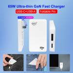 20V 3.25A PD 65W GaN Charger USB C QC3.0 Fast Charger For Laptop Phone