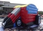 Kids PVC Tarpaulin Car Shape Inflatable Jumping Castle Car House