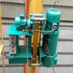 5T Monorail Travelling Electric Wire Rope Hoist Double Lifting Speed Low