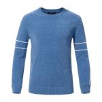 Crew Neck Mens Warm Winter Sweaters Slim Fit Custom Logo Multi Colored