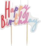 Happy Birthday Candles Cake Topper | Pastel Party Decorations For Girls Party,