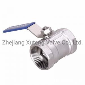 China 1PC Screwed End Ball Valve with Straight Through Type Channel and Bypass-Valve Option on sale