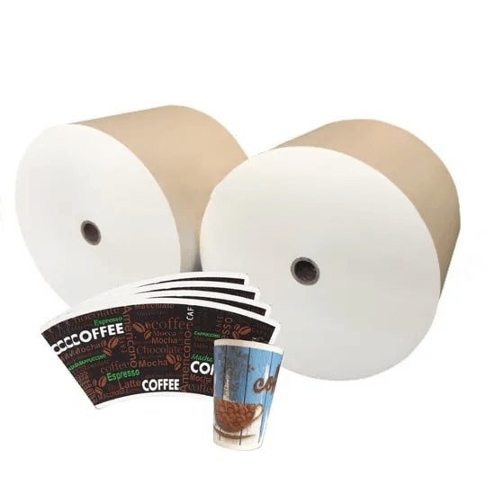 Custom Waterproof Kraft Paper Cup Fan For Producing Food Packaging Containers