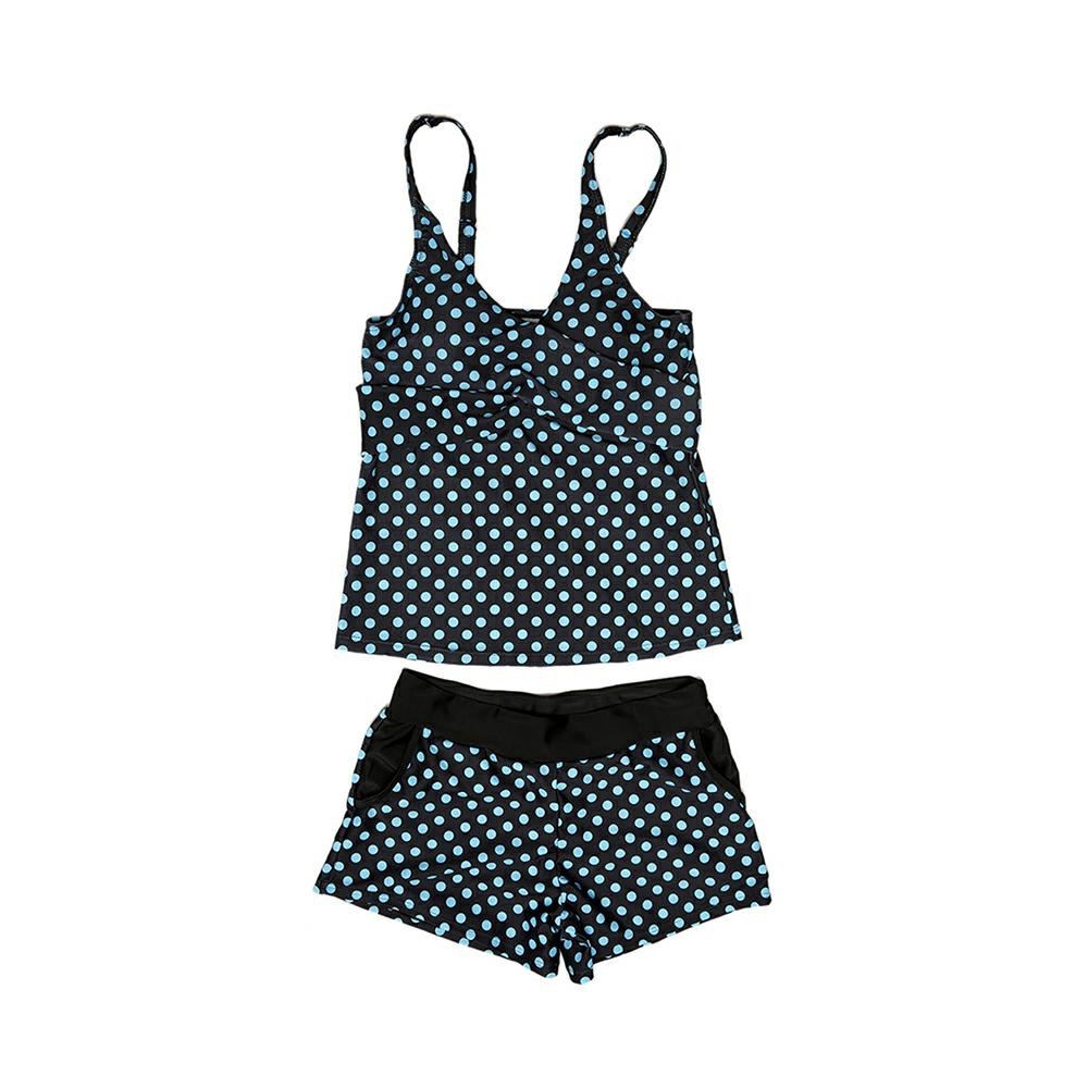 NAILANG High Waist Bikini Flounced Swimwear Women Two Piece Swimsuit With spot