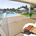 Outdoor Swimming Pool Waterproof WPC Wood And Plastic Composite Co-extruded