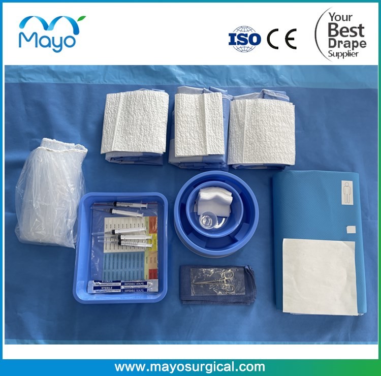 FDA Approval Cardiovascular Drape Set Surgical Thoracic Drape Pack
