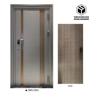 Wholesale PU Paint Gold Aluminum Room Door OEM Fire Doors Internal from china suppliers