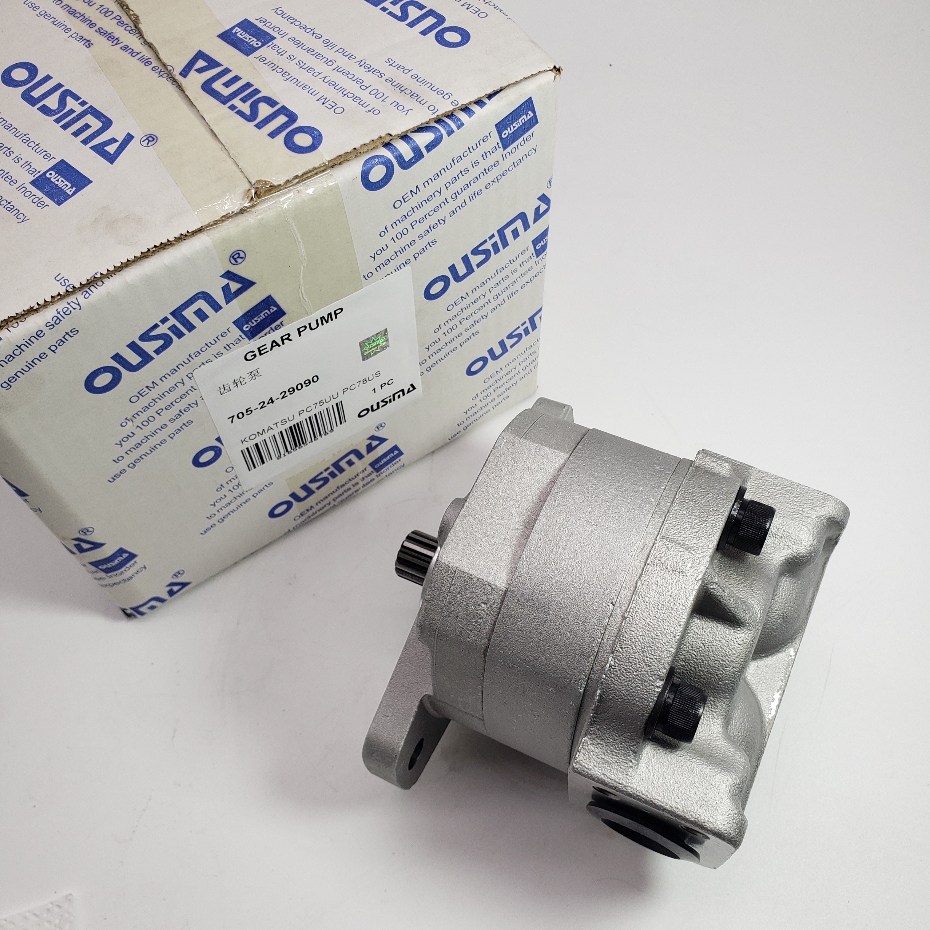 Gear Pump 705-24-29090 For KOMATSU PC75UD PC75UU PC78US