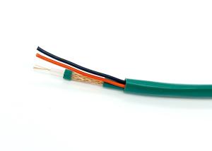 Wholesale Kx7+2C RG Coaxial Cable , Siamese Coaxial Cable For CCTV 7*0.2BC Stranded Conductor from china suppliers