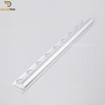 Quarter Round 6063 Aluminium Tile Trim Gloss Silver Color 2.5 Meters Length