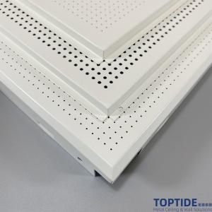 China T15 1mm Lay In Ceiling System Decorative , 12x12 Acoustic Ceiling Tiles on sale