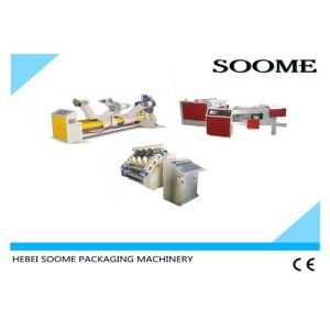 Buy cheap Single Facer Carton Production Line , Auto Cycle Corrugated Box Gluing Machine from wholesalers