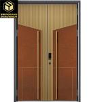 2.05M Door Furniture Stainless Steel Entrance Door Customizable Steel Exterior
