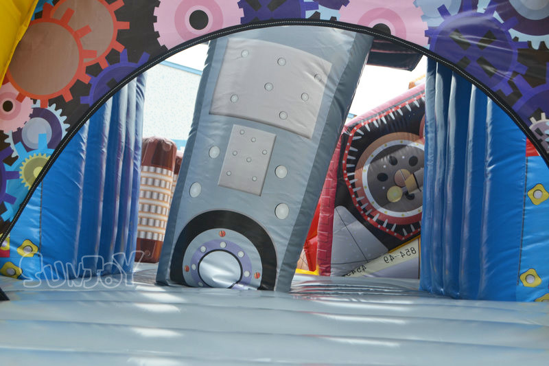 Customized Size Lanao Inflatable Robot Amusement Park
