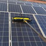 Electric Rolling Brush for Solar Panel Cleaning System in Petrochemical Industry