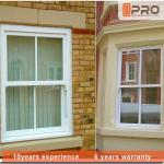 Vertical Aluminium Double Hung Window For Houses / Glass Top Hung Window