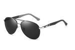Vintage Aluminum 143mm Metal Frame Polarized Sunglasses Coating Lens Driving
