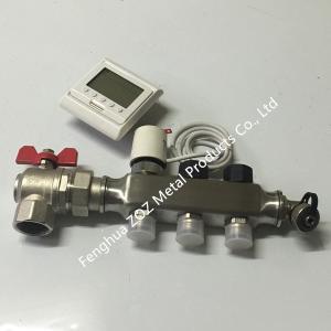 Wholesale Stainless Steel Return Manifold with Actuator for Floor Heating from china suppliers