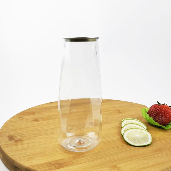 500ml Plastic Water Bottle, Diamond Shape, Food Safe BPA Free Storage Containers