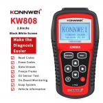 Universal Kw808 Konnwei OBD2 Scanner 5 Different Language Black And Red