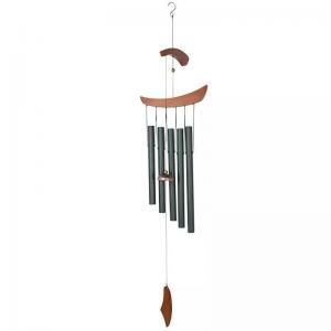 Wholesale Retro Style Length 100cm Metal Wind Chime , 5 Rod Wind Chime Optional Color from china suppliers