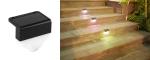 Unique light effect solar garden lights waterproof decorative outdoor stair