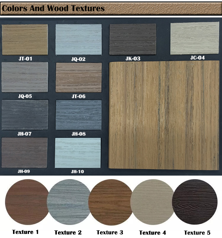 Outdoor Corridor PVC Floor Tiles with Optional Wood Grains and Anti-Slip Feature