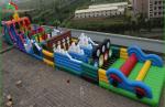 Commercial Outdoor Inflatable Obstacle Course Challenges Adult Inflatable